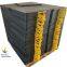 2021 Base block crane foot pad with machined Logo and rough anti-slip surface