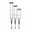 Rehabilitation therapy supplies aluminum adjustable walking crutch for disabled people