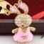 Beauty Fashional key chain ring rabbits conejo llavero de buena calidad y con buen precio