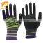 General Multi Use Construction Crinkle Latex Rubber Hand Coated Safety Work Gloves for Men Women