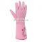 HANDLANDY Pink Thorn Proof Rose Pruning Yard Work Ladies Long Leather Gardening Gloves