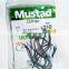 1 Pack/lot Mustad  Catfish Fishing Hooks Carbon Steel  Mustad hooks for sea fishing 412np # big hooks J style fishing tackles