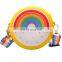 2021 Girls Gift Silicone, Coin Purse Donut Little Girl Small Crossbody Kid Wallet Kids Rainbow Bag/