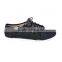 women breathable design canvas shoes flat lace shoes