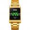 Popular Wristwatches Skmei 1869 Man Watch Electronic Gold Stainless Steel Led Digital Touch Watches
