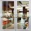 Aluminum aluminum front door Kfc Pizza Shop Front Door
