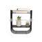K&B wholesale multi-function metal black Flower pot wall mount shelves bookshelf