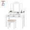 Vanity Table Top Dressing Mirror Drawer Bedroom Dresser Home Center