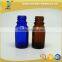 glass bottle 10ml blue bottles with pump cap