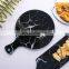 High Quality Italian Stand Black Round OEM 16 Inches Non Stick Pizza Peel Shovel