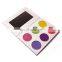 Hot selling 6  round pans empty eyeshadow blush palette for cosmetic packaging