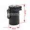 AUSO Universal Applicable Aluminum Oil Catch Can Reservoir Fuel Tank With Filter 9mm / 15mm Fittings Car Accessories