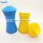 2014 newest design ceramic spice jar with silicone lid salt&paper spice shaker bottle