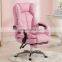 Lift Adjustable Height High Back Boss Ceo Leather Wholesale Footrest Ergonomic Executive Swivel Office Chairs With Wheels