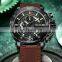 BREAK 5689 Men's Quartz Watch Hot Product  Luxury Brand  Leather Analog Watch Causal Auto Date Luminous Watch For Men