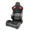 JBR1053B Carbon Look Back with colored safety holw racing bucket seat
