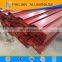 Red wood grain aluminium,wood finished extrusion profile,OEM customized aluminium powder coating for doors and window