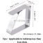 mazon Top Sale Angular Desk Cover Clamp Stainless Steel Adjustable 2.8CM Calibre Table Cloth Clip