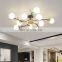 Simple And Modern LED Pendant Light Luxury Living Room Chandelier Lamp 2022 New Nordic Black Ceiling Lamp