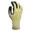 Flame Resistant Aramid Safety Gloves Cut Proof Arc Flash Protection Gloves Nitrile Coated Heat And Cut Resistant Working Gloves