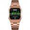 New arrival Skmei 1679 Waterproof touch screen led watch gold digital men watches