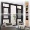 Florida Miami Dade hurricane approved double glazed aluminum tilt and turn window