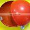 Aerial marker ball for transmission line aircraft warning sphere