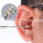 Stainless steel Ear Cleaner Portable Ear Wax Pick Double Headed Ear Spoon Cleaning Tool