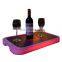 Champagne led Wine Ice Beer bucket/rechargeable plastic led light up ice bottle bucket champagne wine coolers speaker