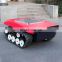 Rubber tracked chassis for lawn mower tracked chassis platform with rubber track crawler