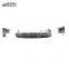 F32 4 Series MP Style High Quality Carbon Fiber 2-sided 2-out Rear Diffuser  Rear Bumper Lip For BMW 4 Series F32