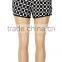 LADY'S PRINTED KNITTED SHORTS