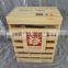 Wood Wine Shipping Box, Wooden Packaging Boxes for 6 Bottle Wine