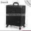 China OEM trolley makeup artist case with rolling wheels