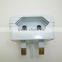 CE ROHS BSI Approved Fire Retardant PC UK HK Ireland Kuwait Singapore Type G to EU Korea Type C Plug Travel Adapter Converter