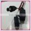 New Red /Black Of Cable Male DC 5.5x2.1 To 2.0 Female USB Power Cable