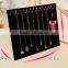 Hot Sale Black Velvet Cheap Cardboard Necklace Chain Display Stand S1277