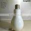 Large White Bulb Shape Glass Vase