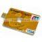 fashion design promotional credit card business card bank card usb flash drive