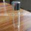15ml clear glass vial with silver cap