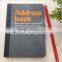 address telephone notebook, custom logo branded notebook
