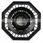 80W COB LED spot lamp shell black fashional octagon for tunnel light,condole top, inside the wall and skirting line