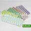 Colorful paper drinking straws