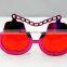 colorful christmas & party glasses with handcuffs design china taizhou sunglass manufacturers