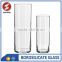 polished clear heat resistant glass vase