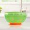 2015 Hot Selling BPA free Portable Spill Proof Suction Baby Bowl/Kids Suction Bowl/kids food bowl