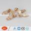 2015 hot sale #3 rose gold fancy style customized logo zipper slider