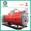 High efficiency oil and natural gas hot water boiler for heating