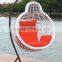 Modern pear shape outdoor rattan hanging pod chair