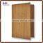 A4 paper accessories amenities hotel used wooden menu holder leather book